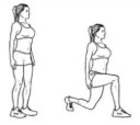 Exercice renforcement musculaire fentes
