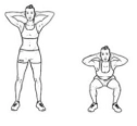 Exercice renforcement musculaire squats